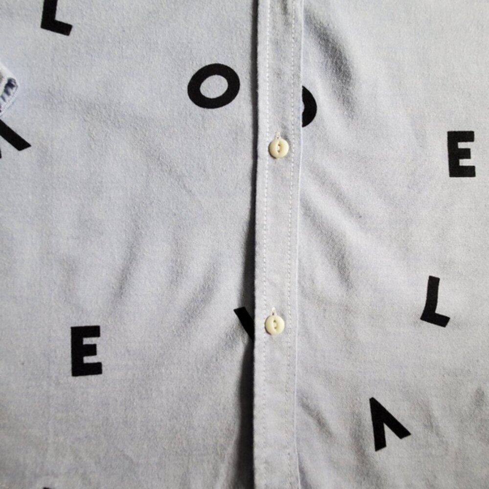 Current/Elliott Love Letter Button Down Shirt Size 1 (US 4) - Picture 6 of 9